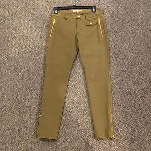 Michael Kors zippered moto pants